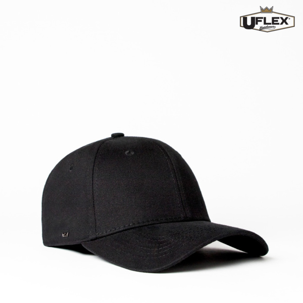 UFlex Adults Pro Style 6 Panel Fitted Cap Thumbnail