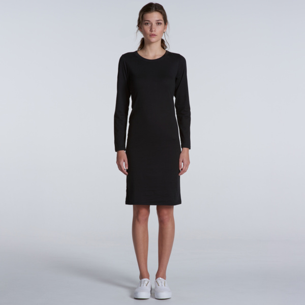 AS Colour Womens Mika Organic Long Sleeved Dress Thumbnail