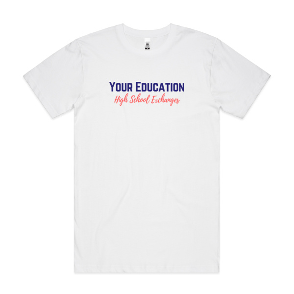 From France to Aotearoa New Zealand - AS Colour Mens Block T shirt Thumbnail