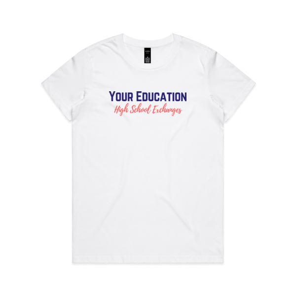 From Italy to Aoteroa New Zealand - AS Colour Womens Maple Tee Thumbnail